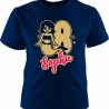 Kinder Kurzarm T-Shirt MEERJUNGFRAU personalisiert mit Name +Zahl