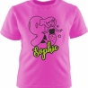 Kinder Kurzarm T-Shirt MEERJUNGFRAU personalisiert mit Name +Zahl