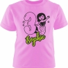 Kinder Kurzarm T-Shirt MEERJUNGFRAU personalisiert mit Name +Zahl