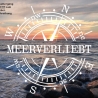 Aufkleber Kompass Meerverliebt 15cm - 60cm