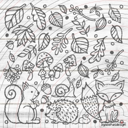 Mega Herbst Bundle Plotterdatei SVG DXF