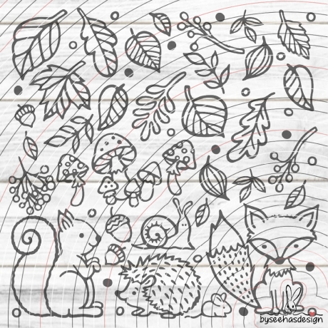 Mega Herbst Bundle Plotterdatei SVG DXF