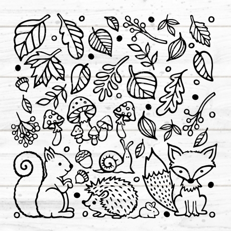 Mega Herbst Bundle Plotterdatei SVG DXF FCM