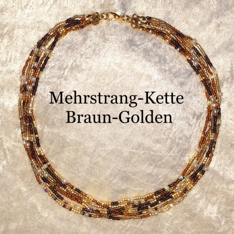 Mehrstrang-Kette Perlen-Kette Kurzkette mit mehreren Strängen