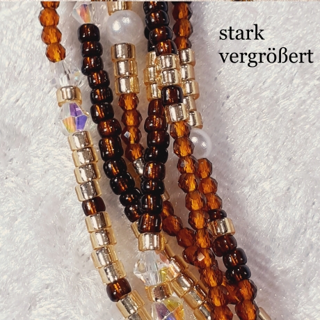 Mehrstrang-Kette Perlen-Kette Kurzkette mit mehreren Strängen