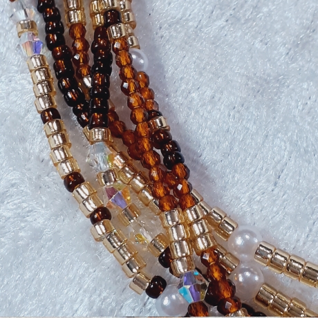 Mehrstrang-Kette Perlen-Kette Kurzkette mit mehreren Strängen