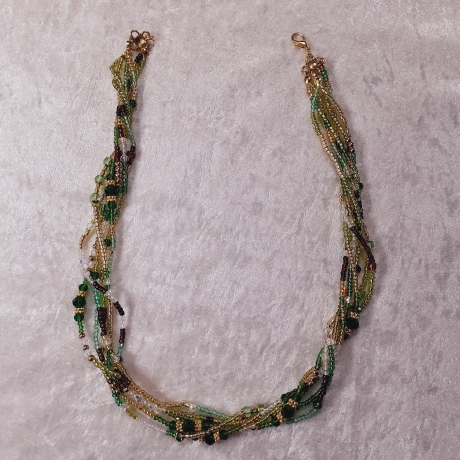 Mehrstrang-Kette Kette mit mehreren Stängen Perlen-Kette Kurzkett