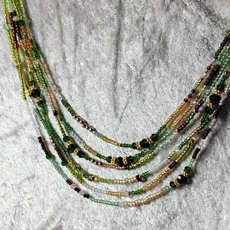 Mehrstrang-Kette Kette mit mehreren Stängen Perlen-Kette Kurzkett