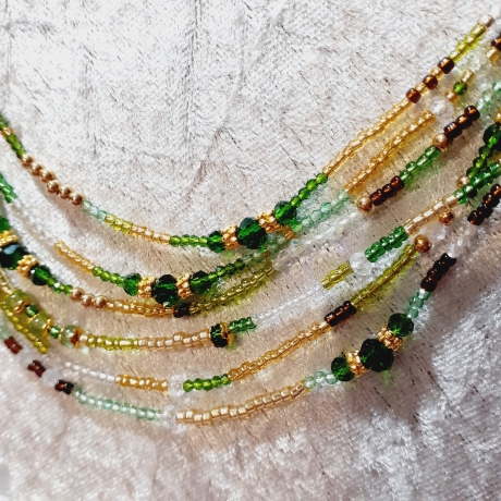 Mehrstrang-Kette Kette mit mehreren Stängen Perlen-Kette Kurzkett