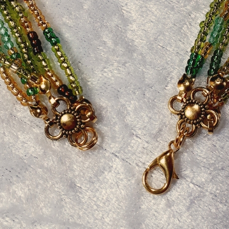 Mehrstrang-Kette Kette mit mehreren Stängen Perlen-Kette Kurzkett