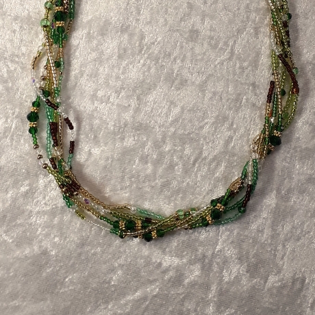 Mehrstrang-Kette Kette mit mehreren Stängen Perlen-Kette Kurzkett