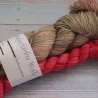 Handgefärbte 2-fädige Sockenwolle HighTwist 23/13 - 100+20 g -