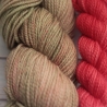 Handgefärbte 2-fädige Sockenwolle HighTwist 23/13 - 100+20 g -
