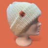 Kuschelige Merino-Damenmütze – handgestrickt