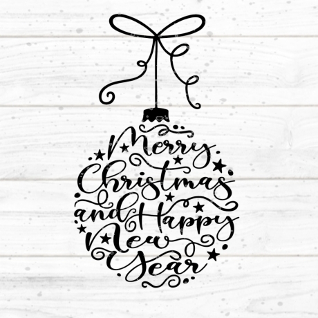 Merry Christmas Plotterdatei SVG DXF FCM