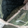 UPCYCLING Messenger, Laptop-Tasche, Crossbody im Military-Stil