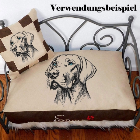 Stickdatei Magyar Vizsla Captain Hund  Lunachild