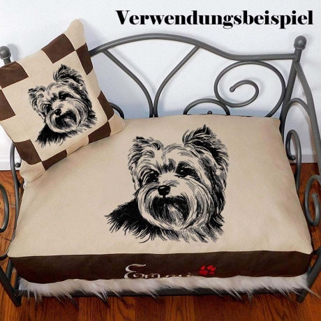 NEU Stickdatei Yorkshire Terrier  Gizmo Yorki Hund