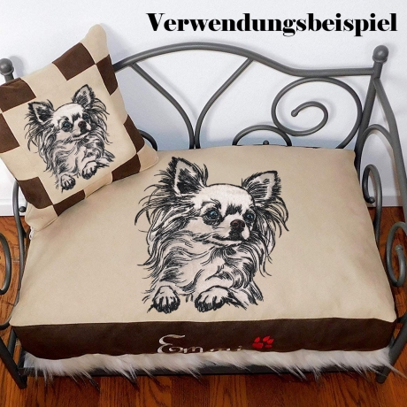 NEU Stickdatei Applikation Chihuahua Betty