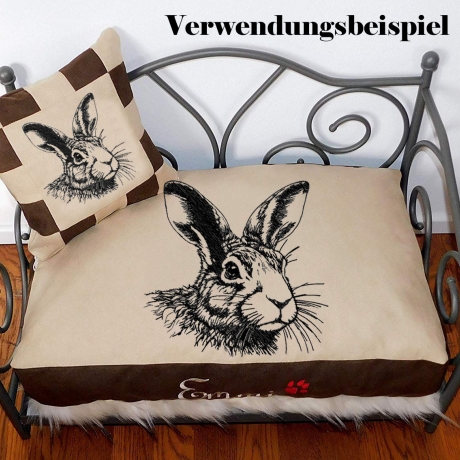 NEU Stickdatei Hase Gunther Lunachild