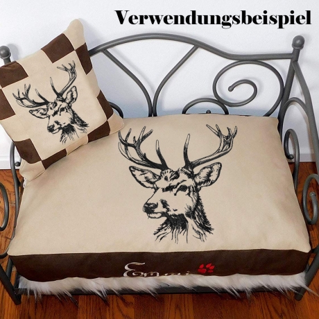 NEU Stickdatei Hirsch Ben realistisch  von Lunachild