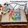 NEU Stickdatei Katze Duke realistisch bunt