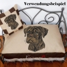 NEU Stickdatei Applikation Carne Corso Welpe Gill