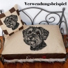 Stickdatei Schnoodle Candra Hund realistisch