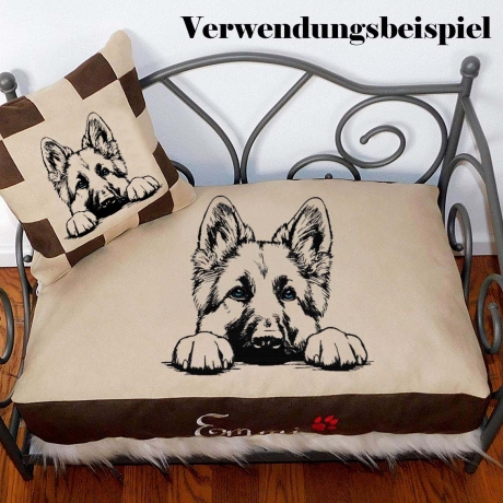 NEU Stickdatei deutscher Schäferhund Helli Hund