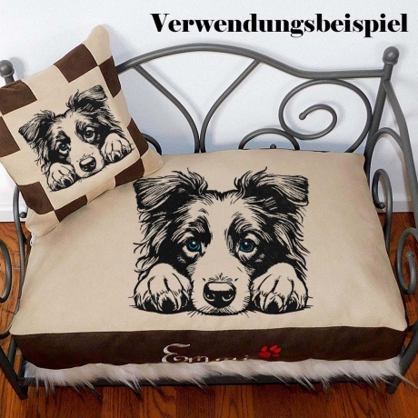 NEU Stickdatei Border Collie Vera Hund realistisch