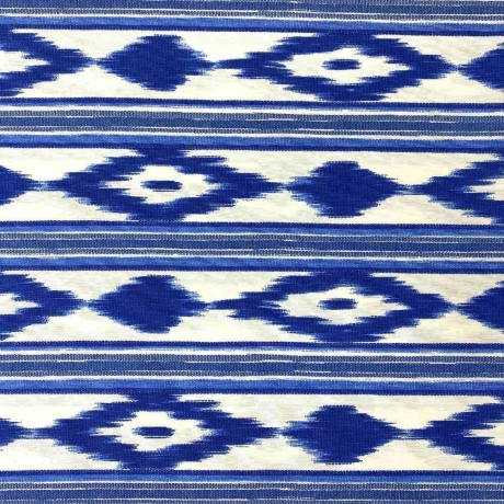 Hochwertige Meterware Telas de Lengua Indigoblau 