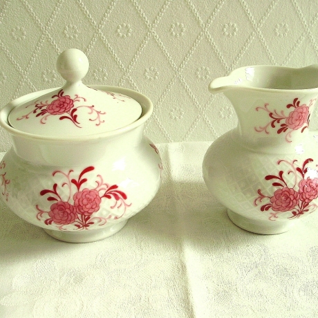 Vintage 70er Milch & Zucker-Set Annabell von Seltmann Weiden