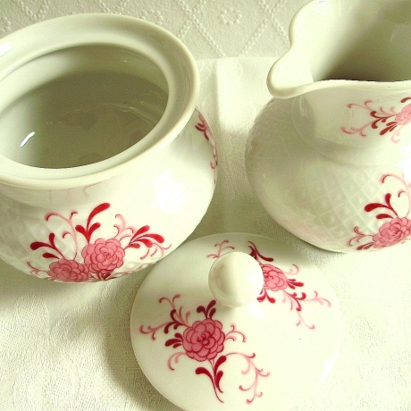 Vintage 70er Milch & Zucker-Set Annabell von Seltmann Weiden