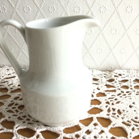 Vintage Milchkännchen weiß von Winterling Röslau 70er Jahre