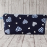 Federtäschchen Mimi 2.0 Herzen blau