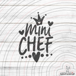 Mini Chef Plotterdatei SVG DXF FCM