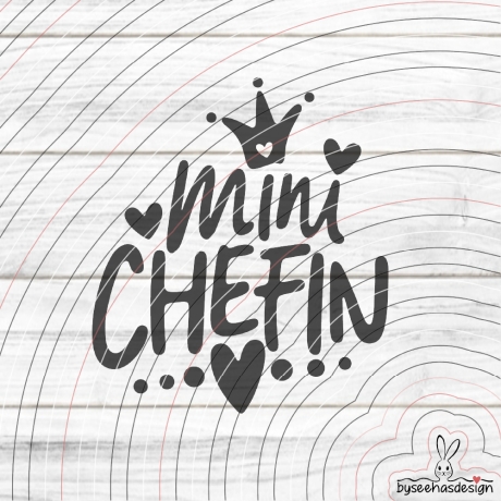 Mini Chefin Plotterdatei SVG DXF