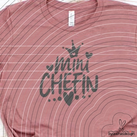 Mini Chefin Plotterdatei SVG DXF