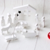 Krippe * Mini * Weihnachten * Hygge * Deko * Skandinavisch