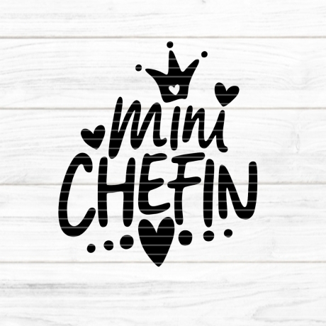 Mini Chefin Plotterdatei SVG DXF FCM