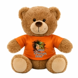 Teddyshirt, Puppen Mini T-Shirt personalisiert mit Wunschmotiv