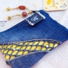 UPCYCLING Jeans Mini-Geldbörse, Minitasche, Täschchen