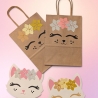 DIY Mitgebseltüten Geburtstag Katze | Bastelset 