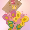 DIY Mitgebseltüten Geburtstag Schmetterling | Bastelset 