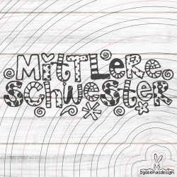 Mittlere Schwester Plotterdatei SVG DXF