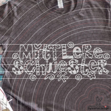 Mittlere Schwester Plotterdatei SVG DXF