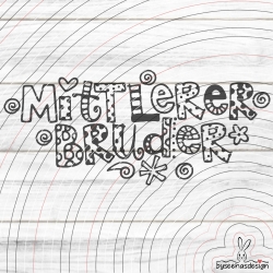 Mittlerer Bruder Plotterdatei SVG DXF