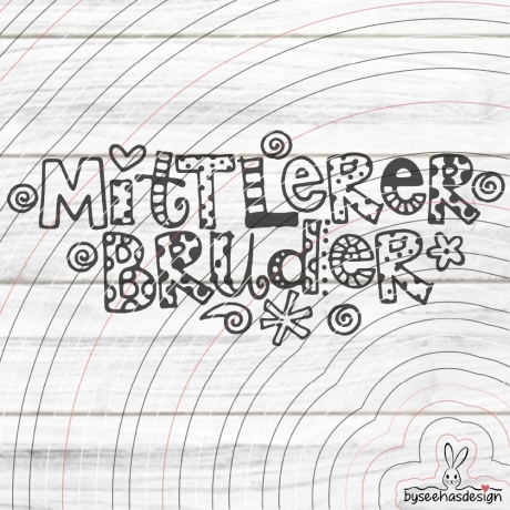 Mittlerer Bruder Plotterdatei SVG DXF