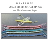 Modell 141 Makramee Armband, Freundschaftsband, Textilschmuck