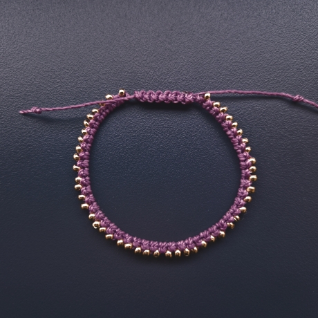 Modell 142 Makramee Armband, Freundschaftsband, Textilschmuck